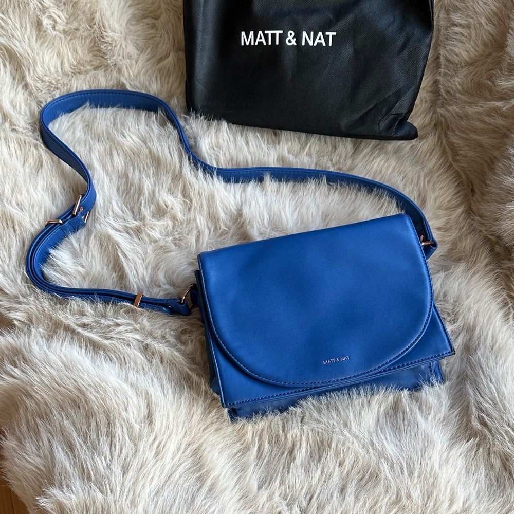 Matt & Nat Royal Blue Crossbody Bag